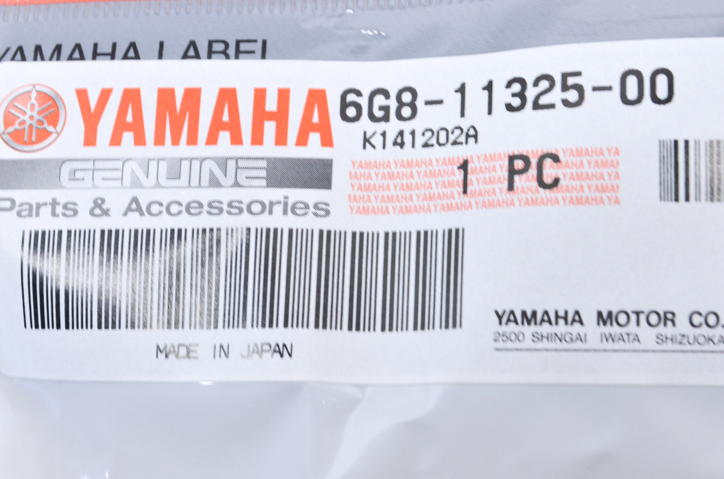 OEM Yamaha 6G8-11325-00-00 Anode