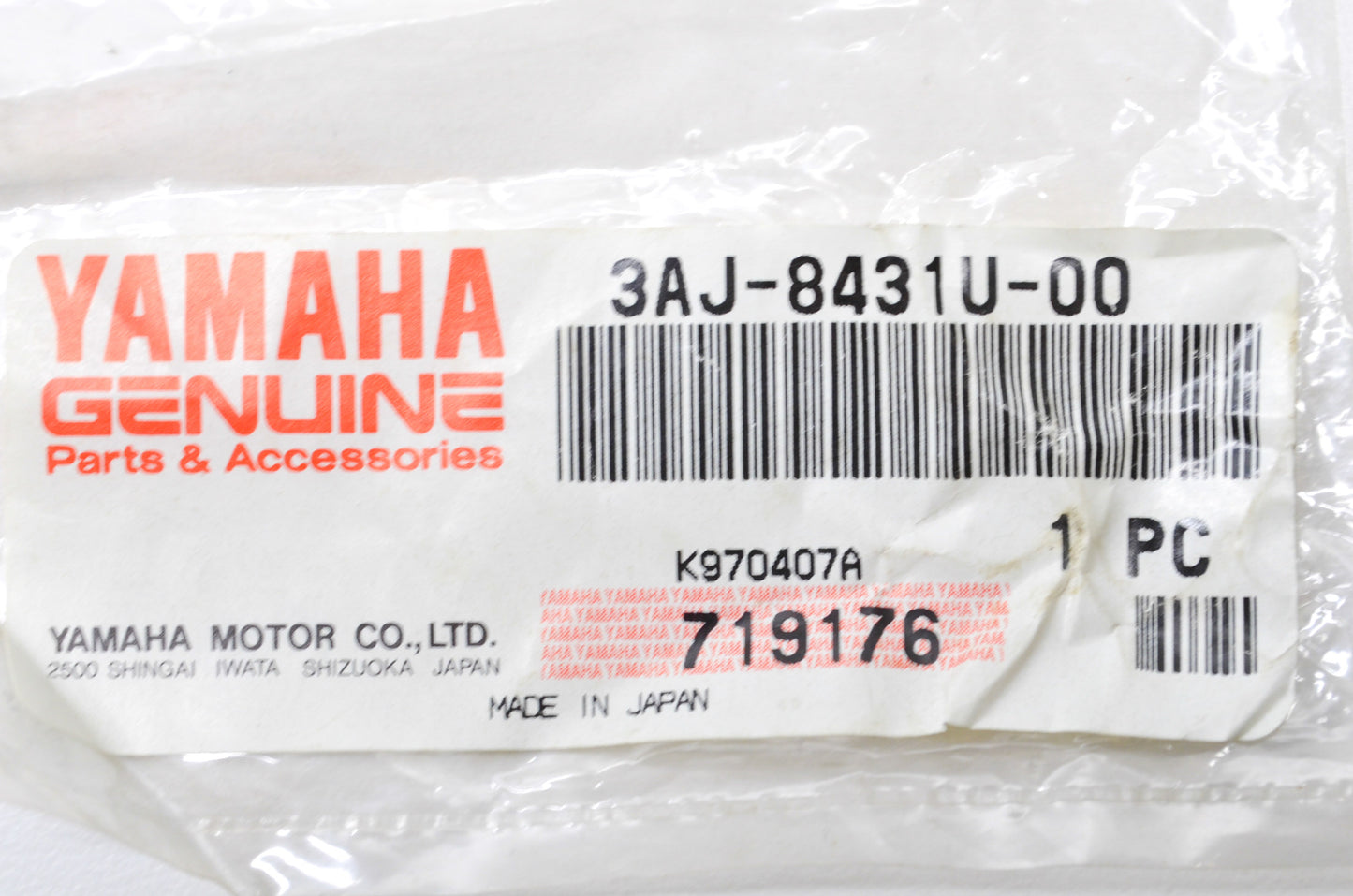 OEM Yamaha 3AJ-8431U-00-00 Holder NOS