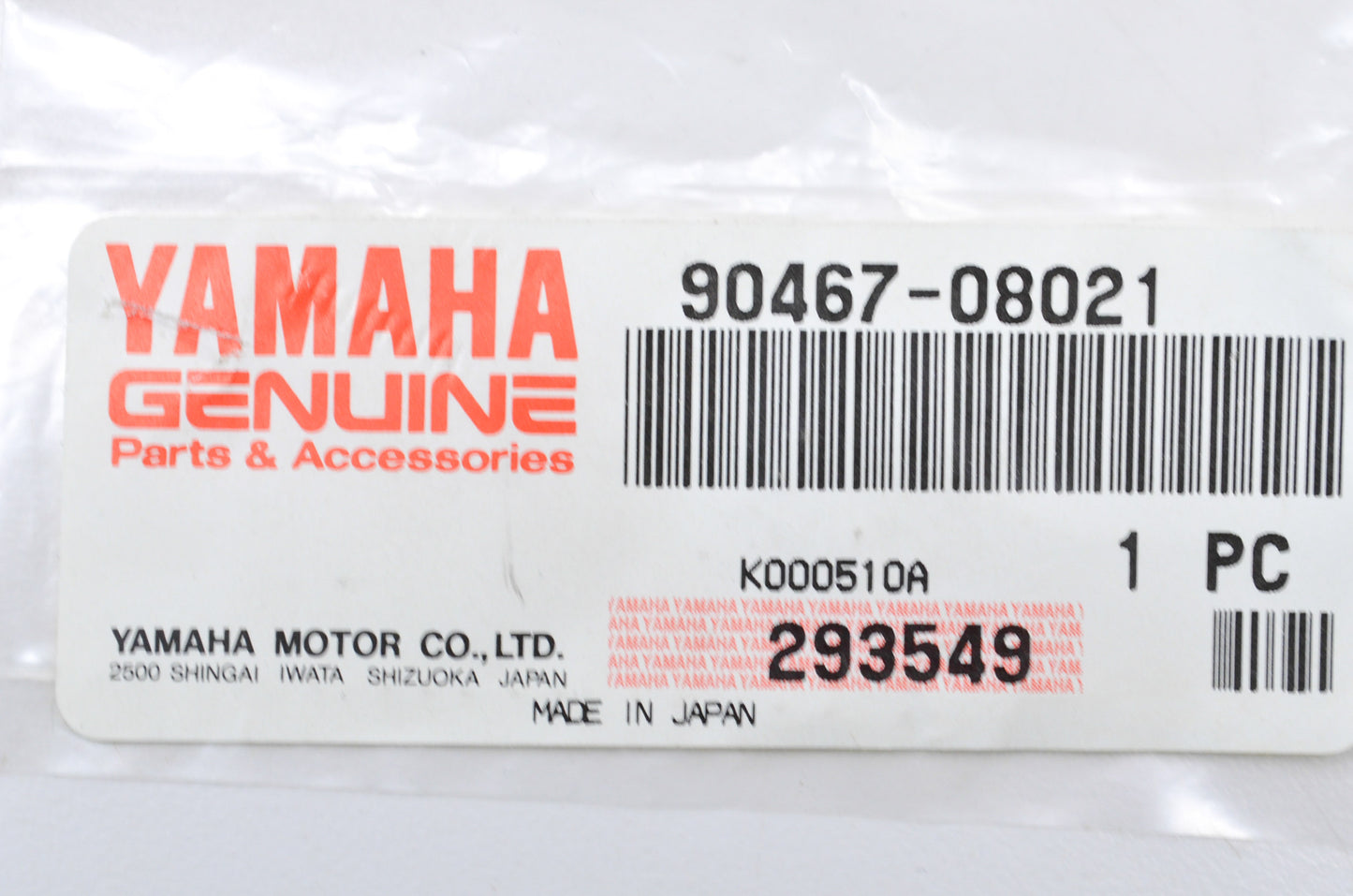 OEM Yamaha 90467-08021-00 Scissor Clip
