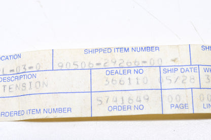 OEM Yamaha 90506-29266-00 Tension Spring NOS