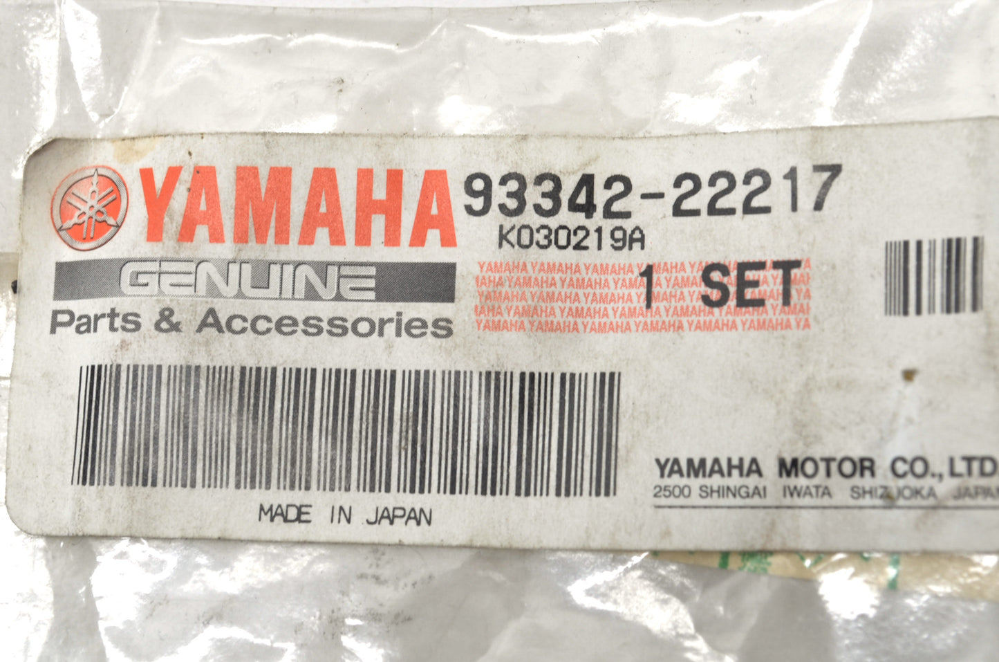 New OEM Yamaha Bearing Kit NOS