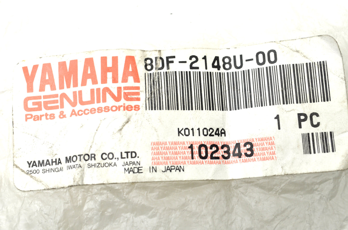 OEM Yamaha 8DF-2148U-00-00 Bracket 1 NOS