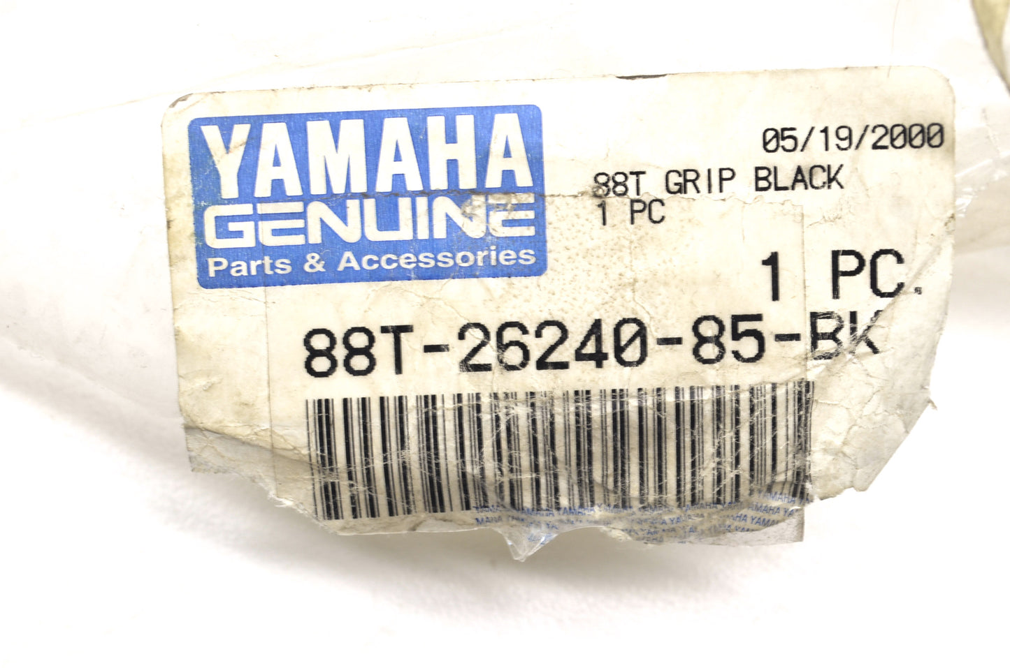 New OEM Yamaha Black Grip NOS