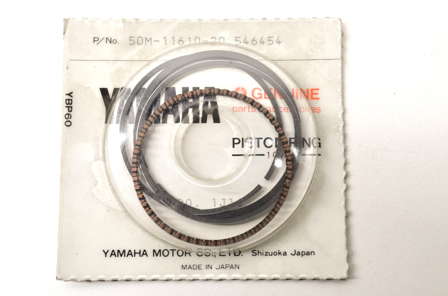 New OEM Yamaha 50M-11610-20-00 Piston Ring Set NOS