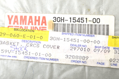 New OEM Yamaha 3GH-15451-00-00 Gasket NOS