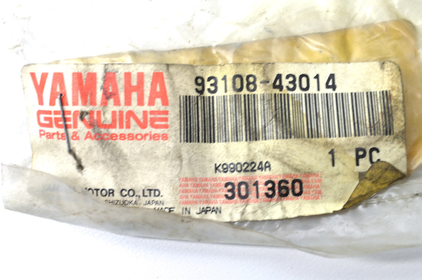 New OEM Yamaha Oil Seal NOS