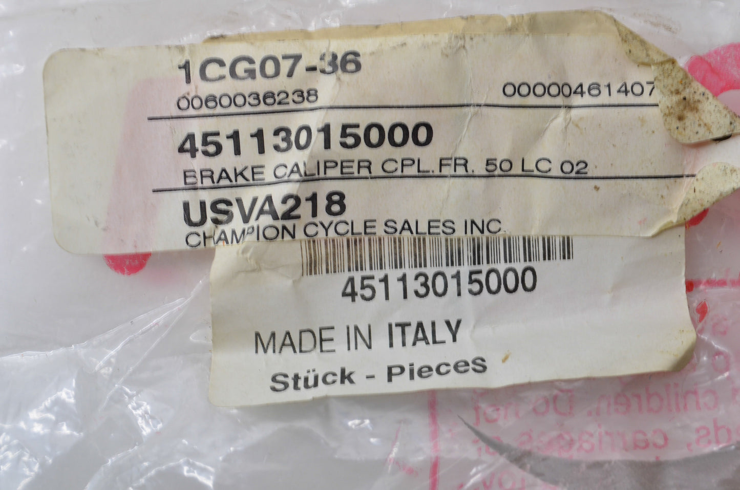 New OEM KTM Front Brake Caliper Kit NOS