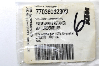 OEM KTM 77036032300 Valve Spring Retainer NOS