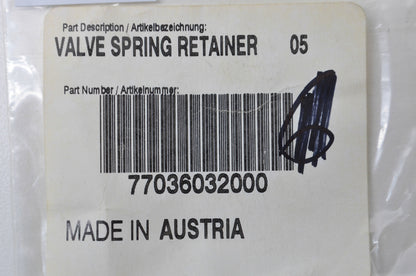OEM KTM 77036032000 Valve Spring Retainer NOS