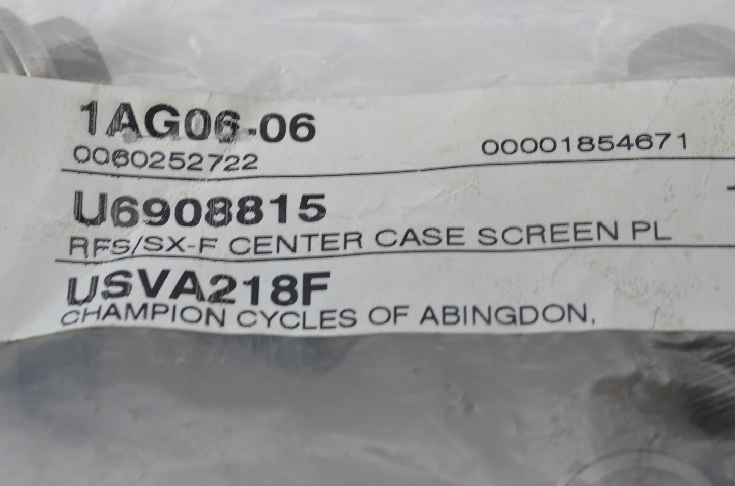 OEM KTM U6908815, 1AG06-06, USVA218F Bottom Screen Plug NOS