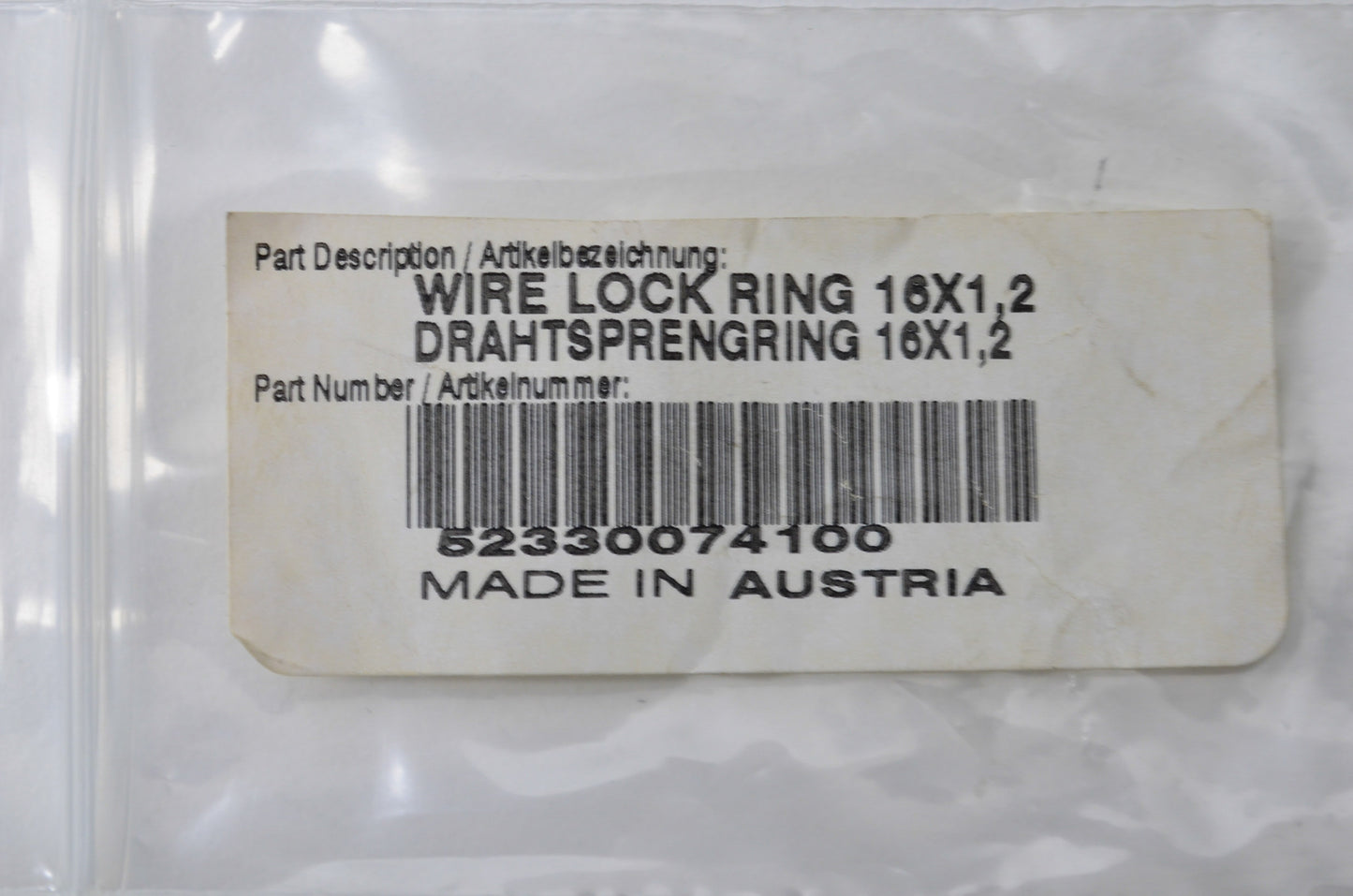 OEM KTM 52330074100 Wire Lock Ring Qty 3 NOS
