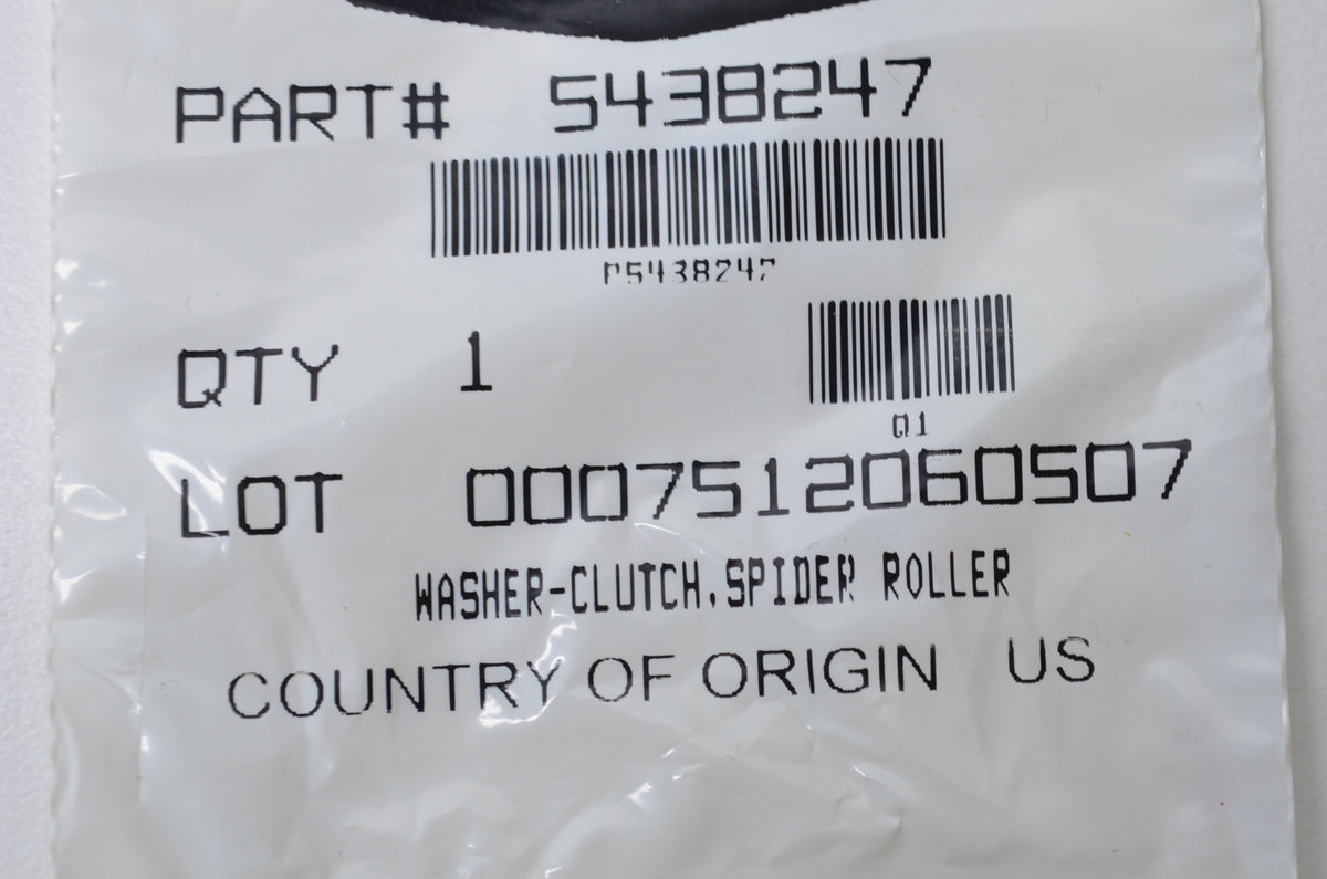 OEM Polaris 5438247 Spider Roller Clutch Washer NOS