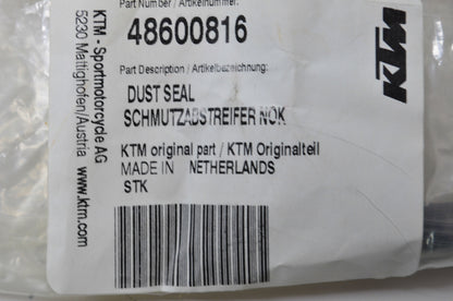 OEM KTM 48600816 Dust Seal NOS