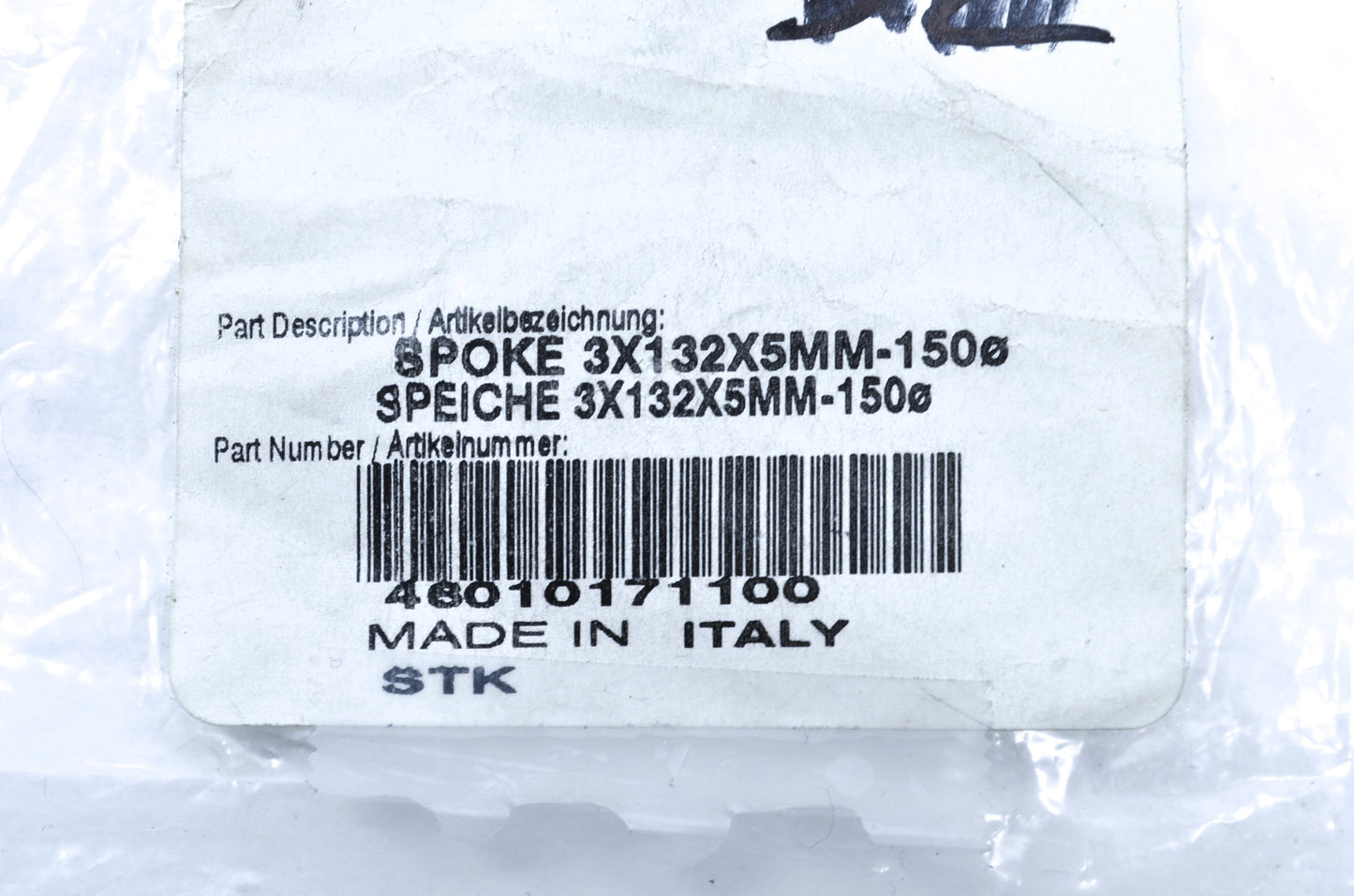 OEM KTM 46010171100 Spoke 3x132x5mm-150 Degree Qty 7 NOS
