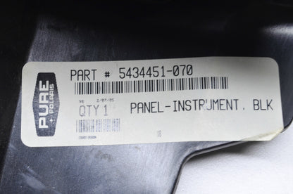 OEM Polaris 5434451-070 Black Instrument Panel NOS