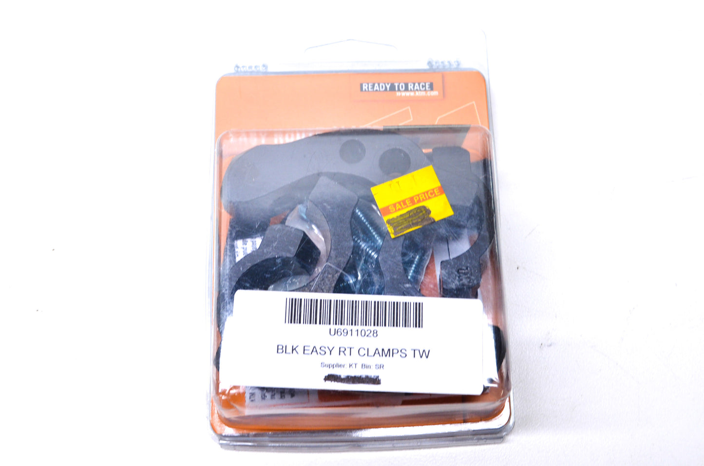 OEM KTM U6911028 Black Clamps Kit NOS