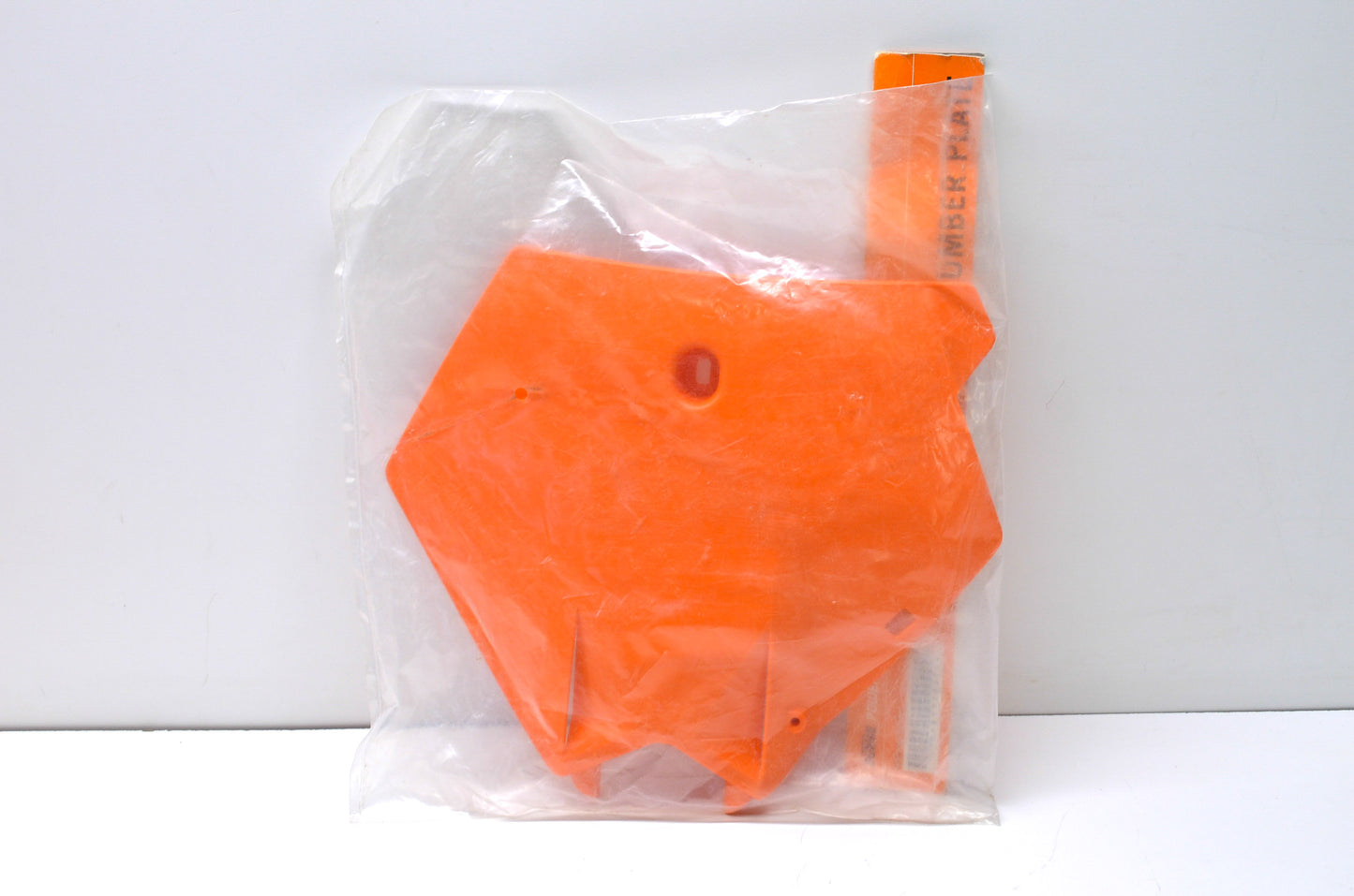 New OEM KTM Orange Start Number Plate NOS
