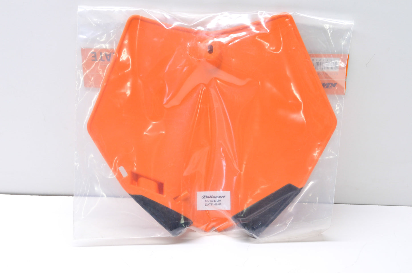 OEM KTM 4620800700004 Orange Start Number Plate NOS