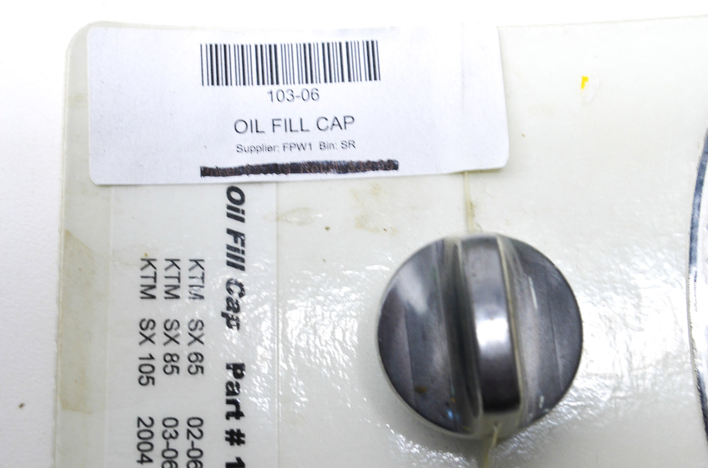 Factory Pee Wee Racing 103-06 Oil Fill cap NOS