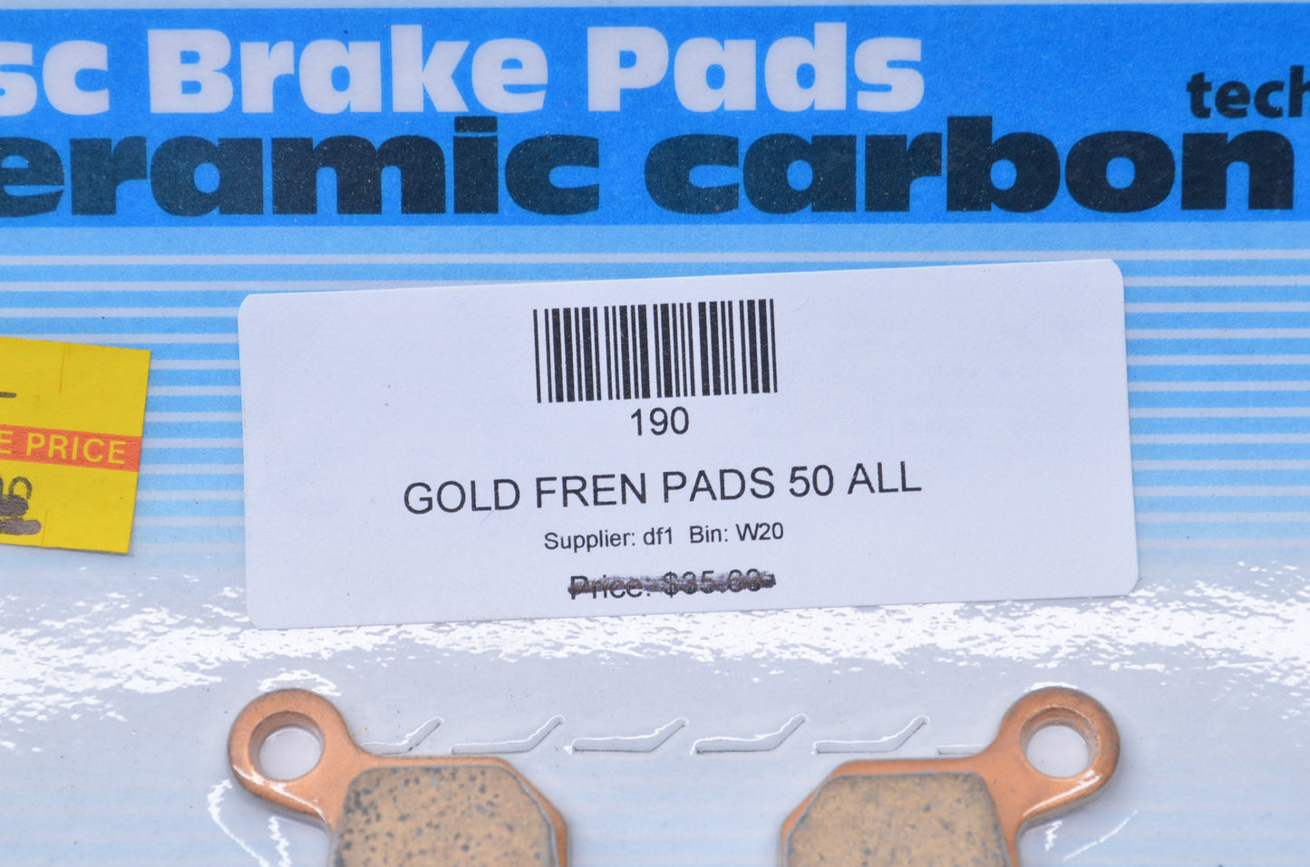 Gold Fren 190 Brake Pad Type NOS