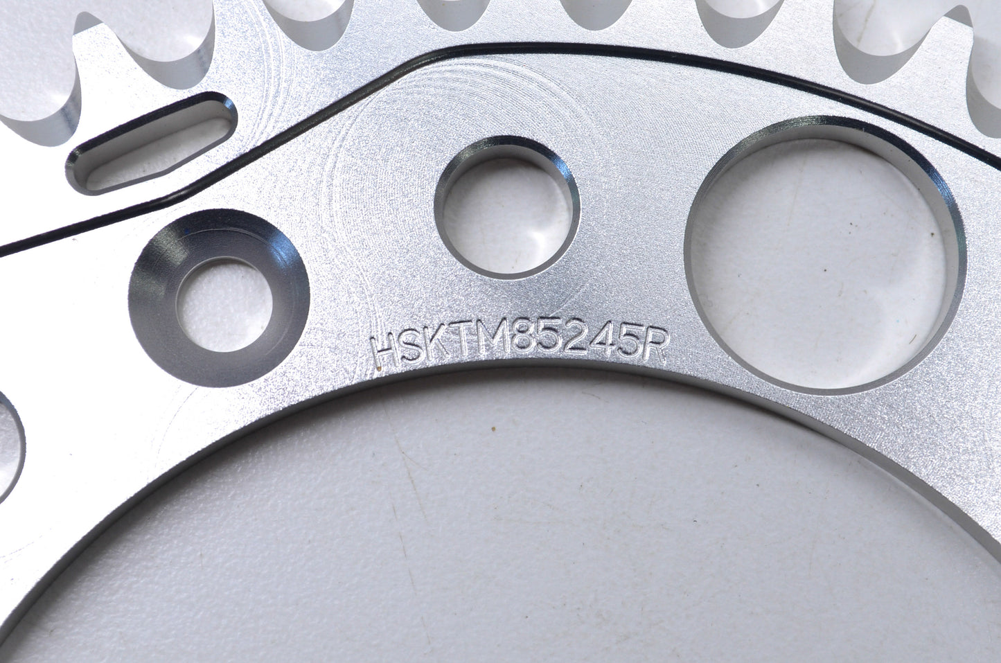 Aftermarket HSKTM85245R Silver Sprocket NOS