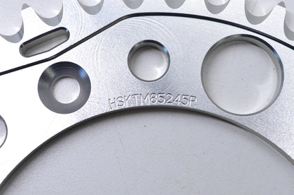 Aftermarket HSKTM85245R Silver Sprocket NOS