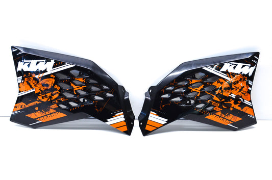 OEM KTM 4620805400030A Black Spoiler Set NOS