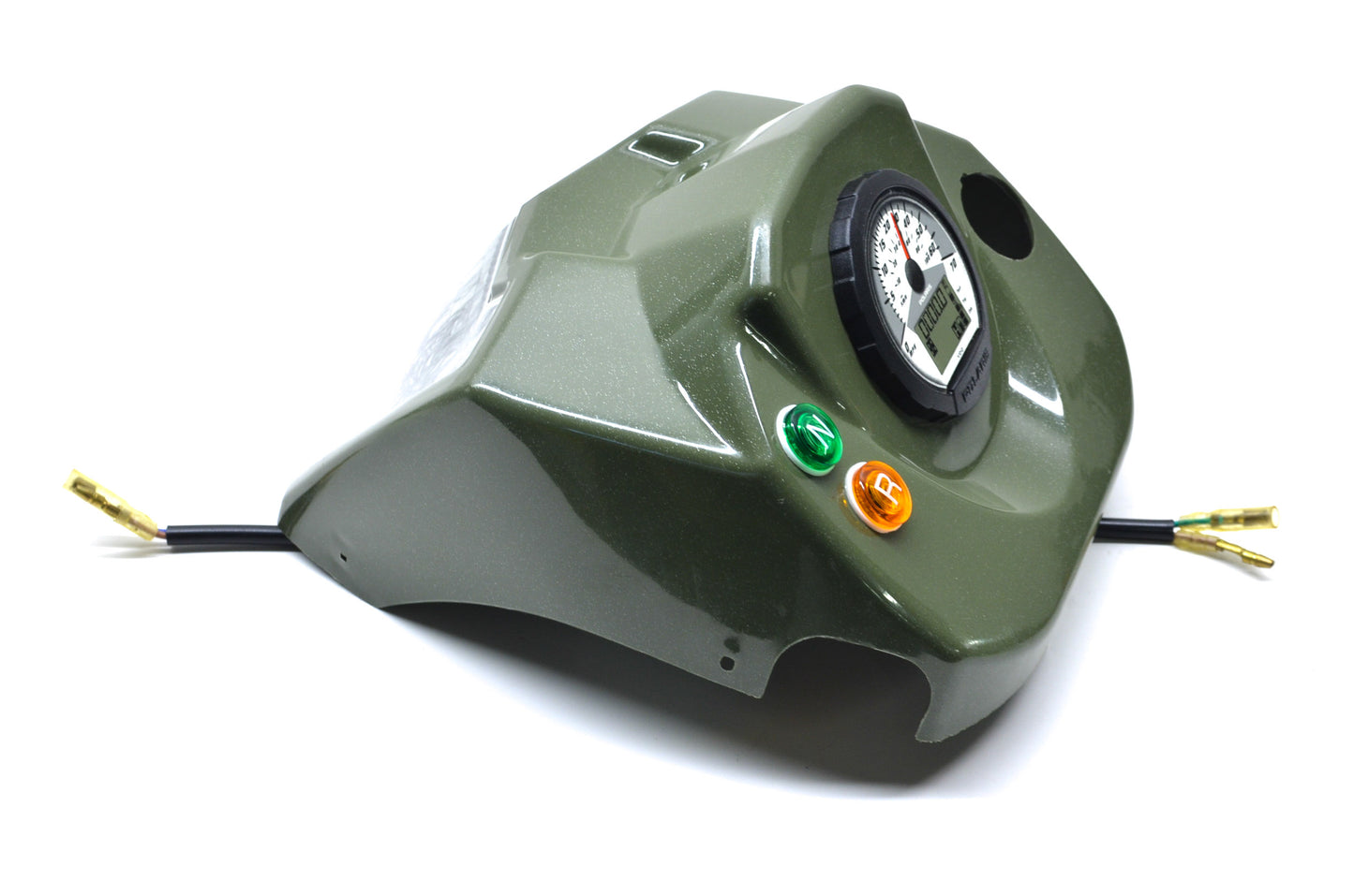 New OEM Polaris Headlight Pod Youth Olive Green Speckle NOS