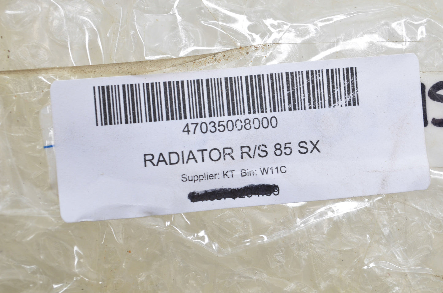 OEM KTM 47035008000 Ride Side Radiator NOS