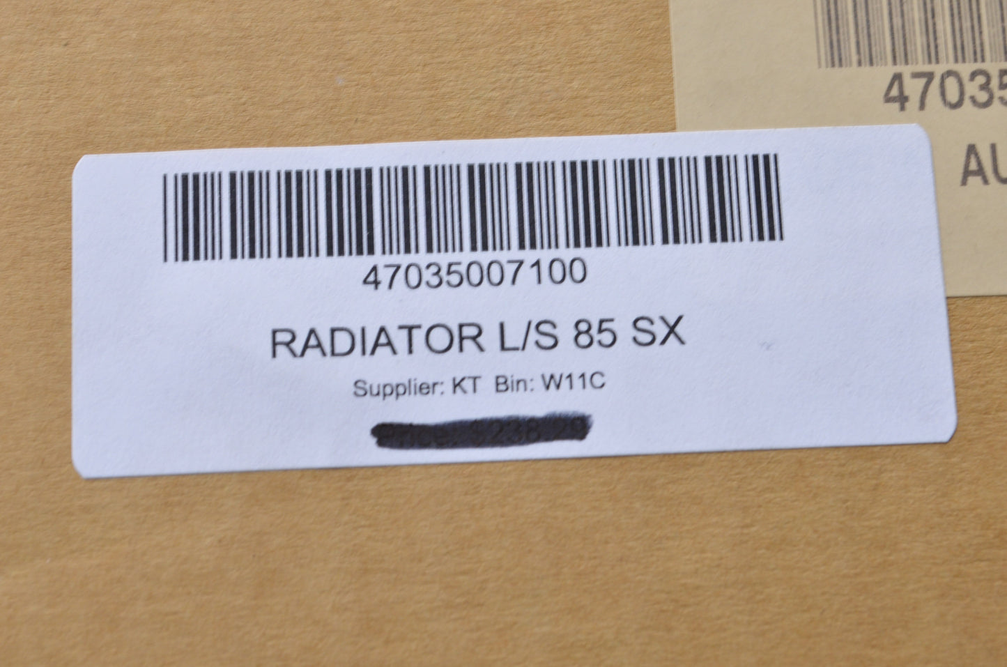 OEM KTM 47035007100 Left Side Radiator NOS