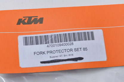 OEM KTM 4700109400028 White Fork Protector Kit NOS