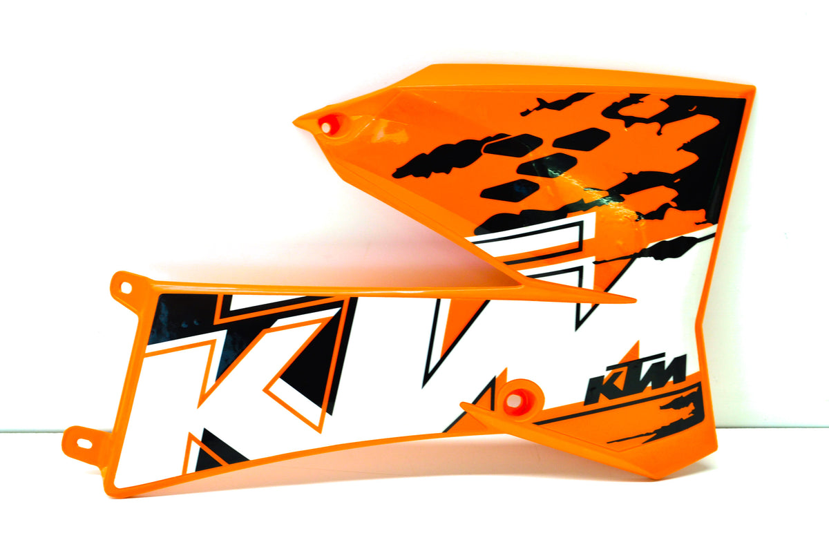 OEM KTM 4700805130004C Orange Right Spoiler NOS