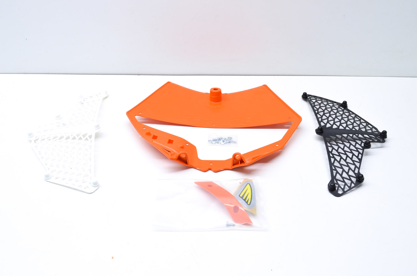 Cycra 0520-0580 Plastic Orange Number Plate Kit NOS