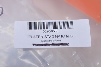 Cycra 0520-0580 Plastic Orange Number Plate Kit NOS