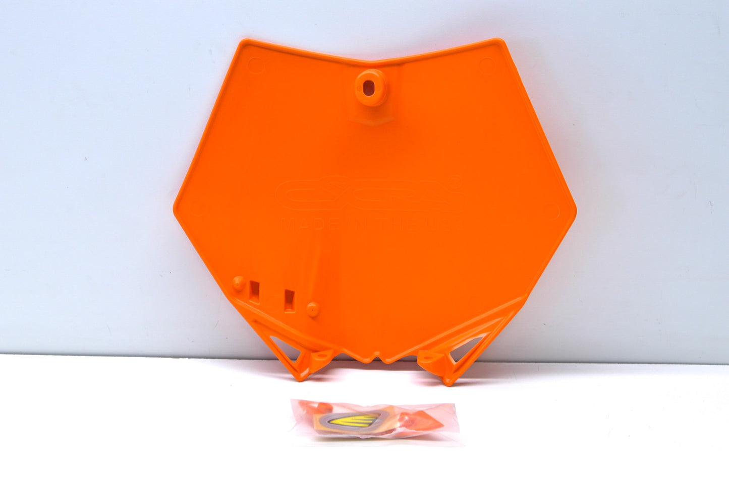 Cycra 0520-0577 Plastic Orange Number Plate Kit NOS