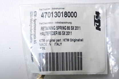 OEM KTM 47013018000 Retaining Spring NOS