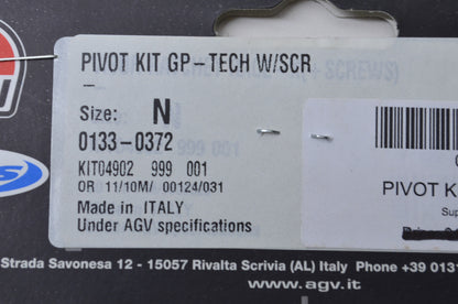 New AGV Helmet Black Pivot Kit NOS