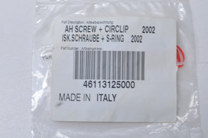 OEM KTM 46113125000 Allen Head Screw & Circlip NOS