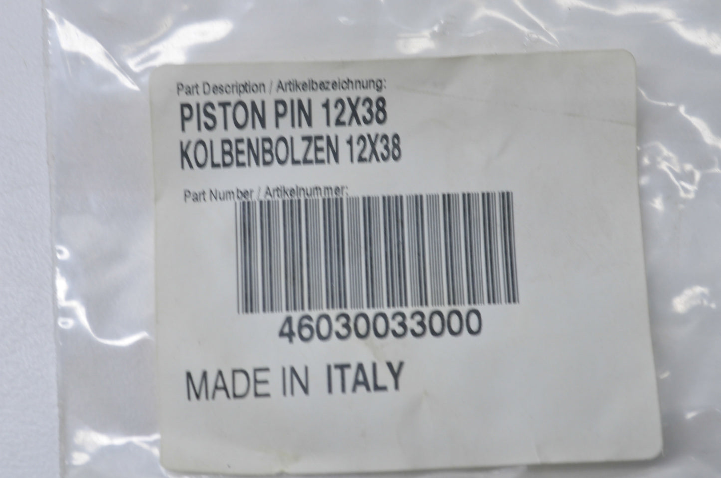 OEM KTM 46030033000 Piston Pin 12x38 NOS