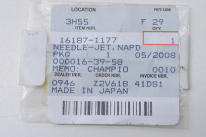 OEM Kawasaki 16187-1177 Jet Needle NAPD NOS