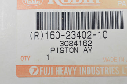 Chipped Piston & 2 Piston Rings NOS