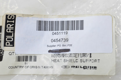 New OEM Polaris 454739 Youth Heat Shield Bracket NOS