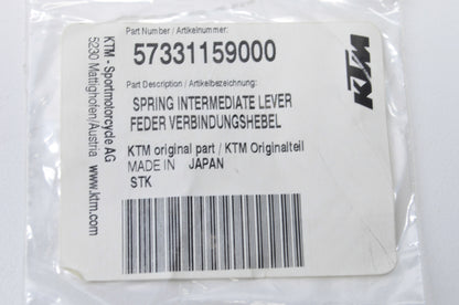 OEM KTM 57331159000 Intermediate Lever Spring NOS