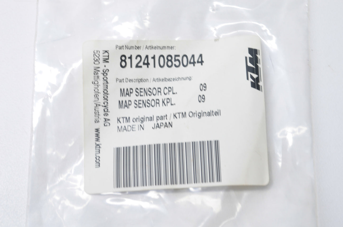 New OEM KTM Map Sensor NOS