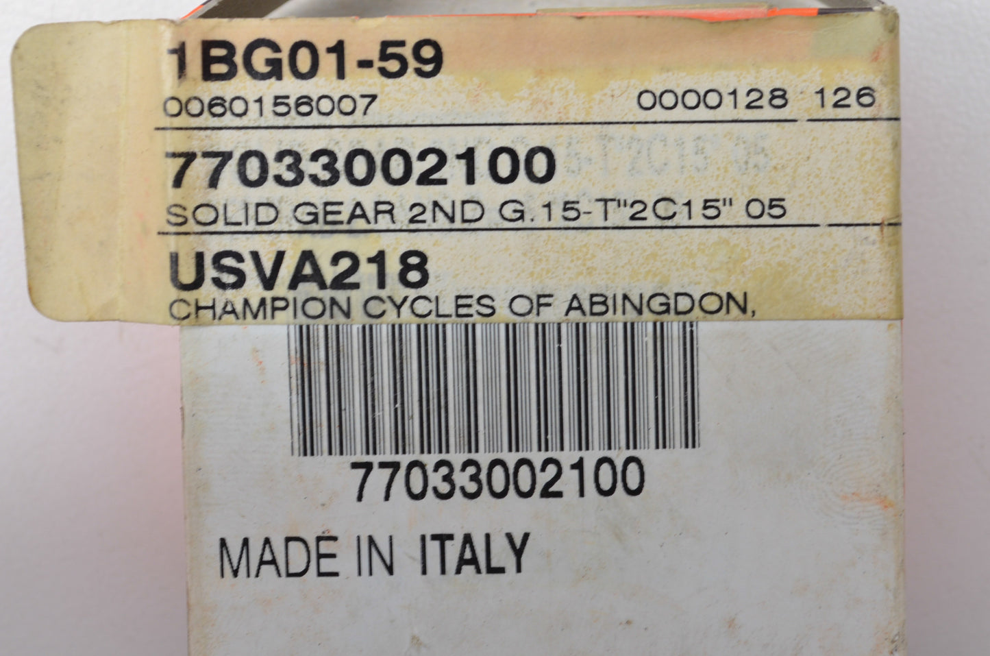 OEM KTM 77033002100, 77033002000 Solid Gear 2nd Gear NOS