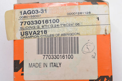 OEM KTM 77033016100 Sliding Gear 6th Gear NOS