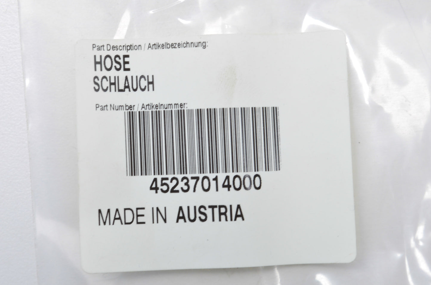 OEM KTM 45237014000 Hose NOS