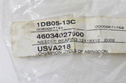 OEM KTM 46034027000 Needle Bearing 12X18X12 NOS