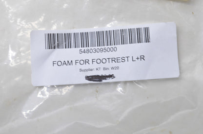 New OEM KTM 54803095000 Left & Right Footrest Foam NOS