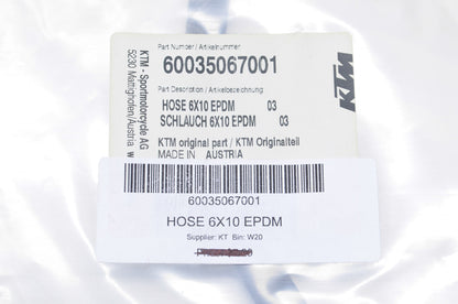 New OEM KTM Hose 6x10 NOS